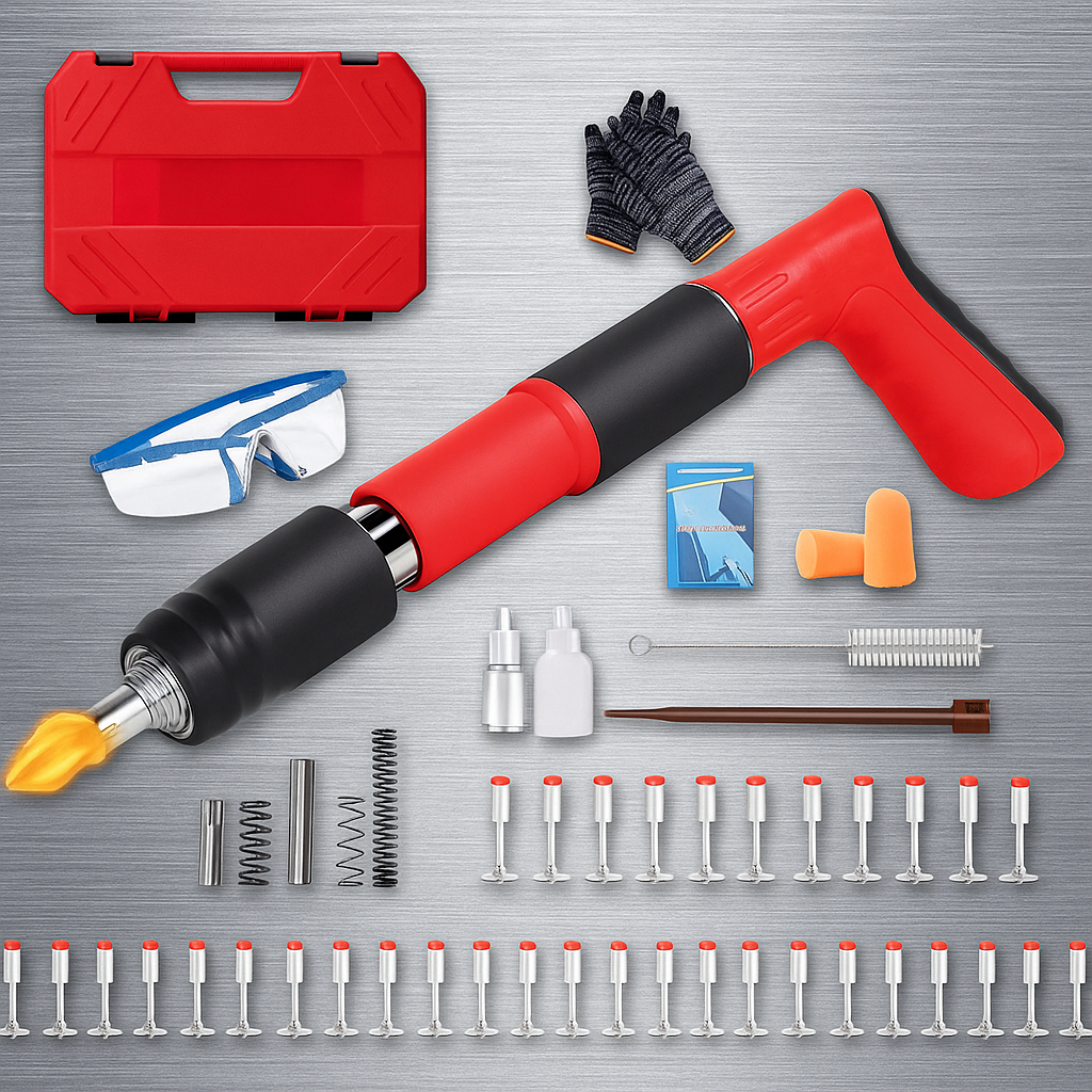 Pistola de Clavos - Precisión y Seguridad